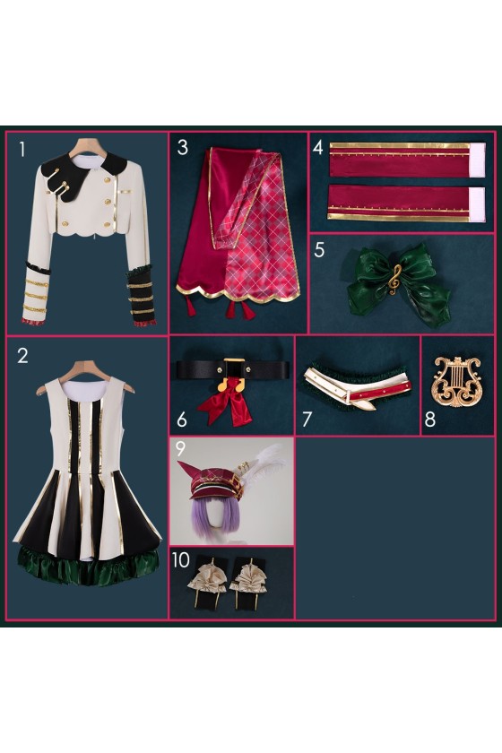 2XXT Cosplay Uma Musume Pretty Derby Marche Lorraine Race Outfit Cosplay Costume Custom Size